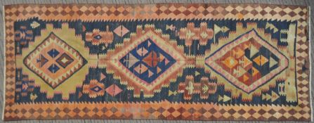 EARLY - MID 20TH CENTURY PERSIAN KURDISH KILIM FLOOR RUG