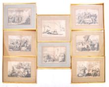 BARTHOLOMEW PINELLI (1781-1835) - SET OF EIGHT ENGRAVINGS OF ROME