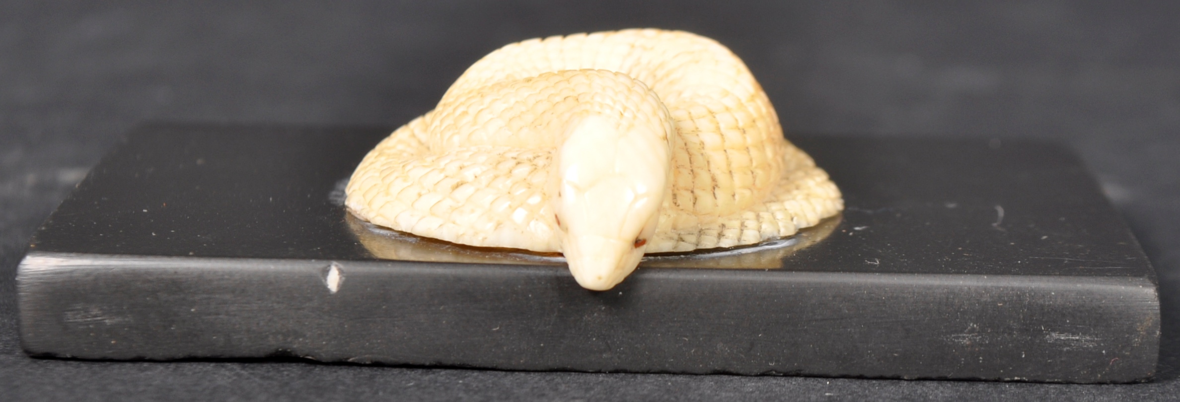 19TH CENTURY JAPANESE MEIJI PERIOD IVORY SNAKE - Image 3 of 5