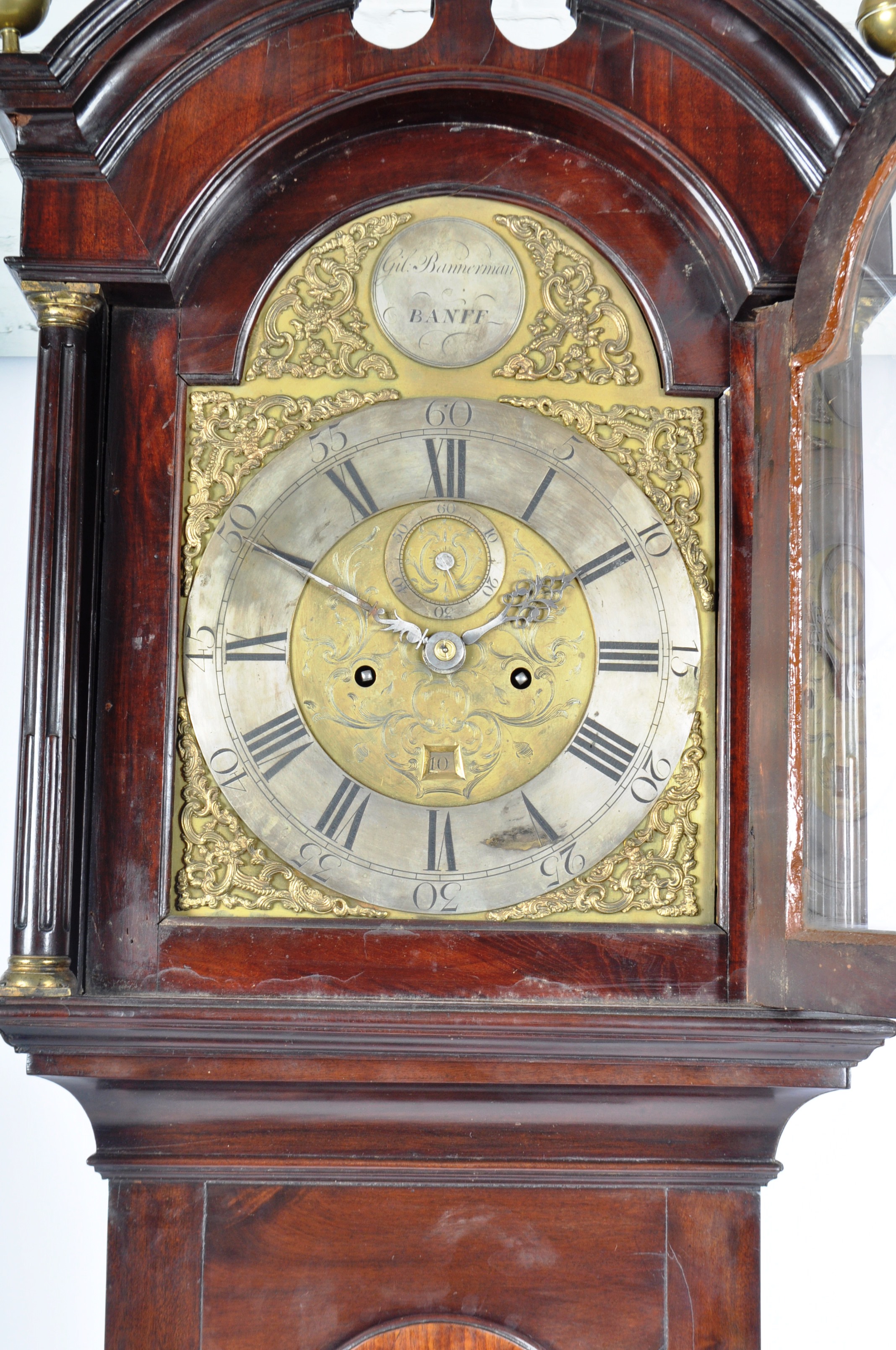 18TH CENTURY GEORGE III SCOTTISH BANNERMAN LONGCASE CLOCK - Image 5 of 9