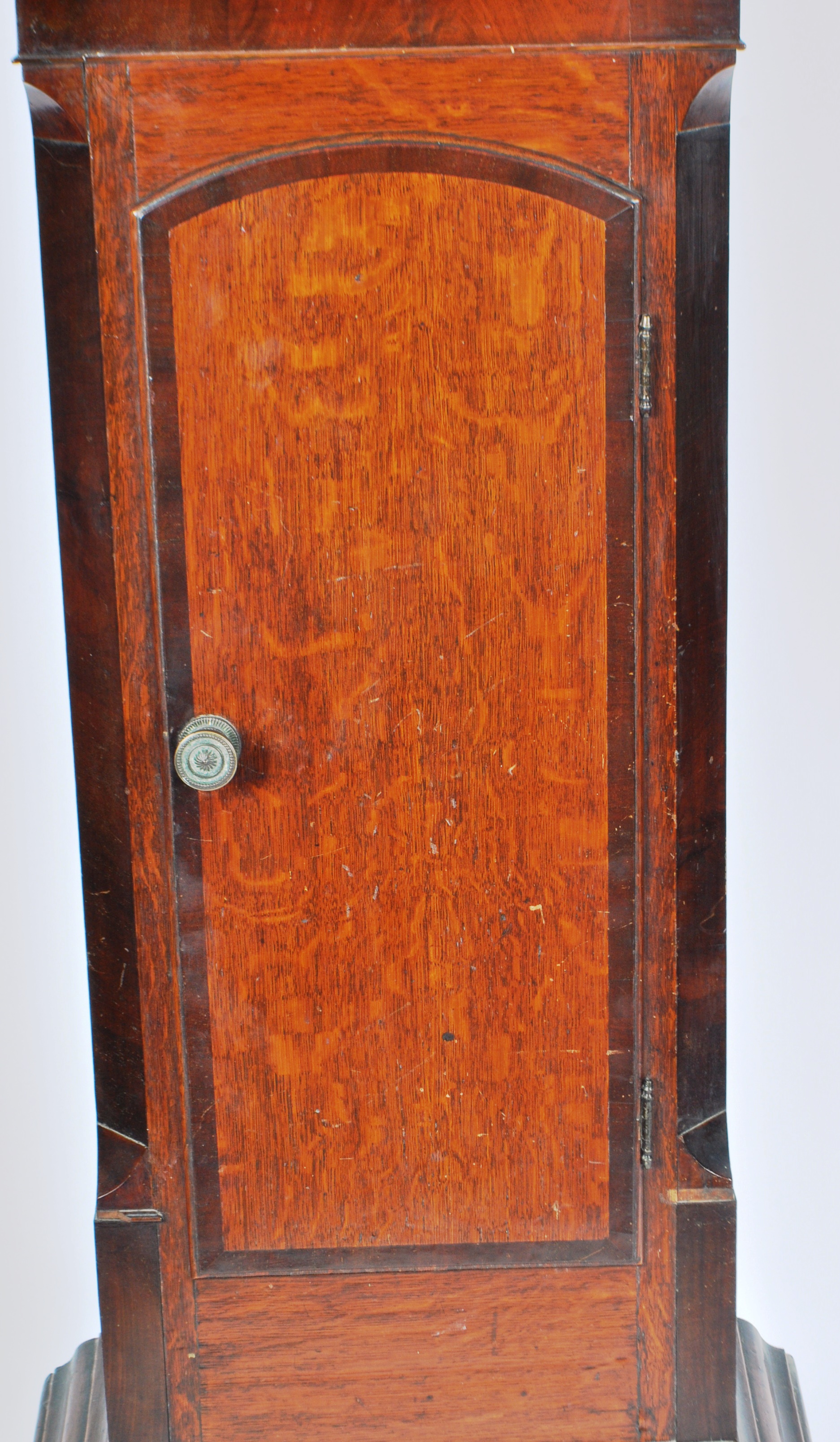 18TH CENTURY GEORGE III MAHOGANY GRANDFATHER CLOCK - Image 3 of 12