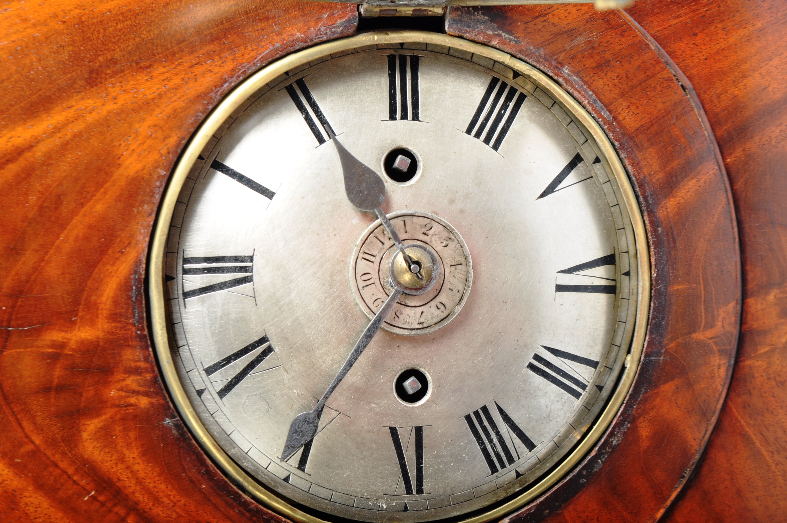 EARLY 19TH CENTURY REGENCY MAHOGANY BRACKET CLOCK - Image 3 of 11