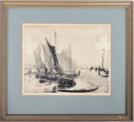 WILLIAM LIONEL WYLLIE RBA (1851-1931) - 19TH CENTURY ETCHING