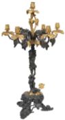 20TH CENTURY ITALIAN ORMOLU BRONZE CANDELABRA