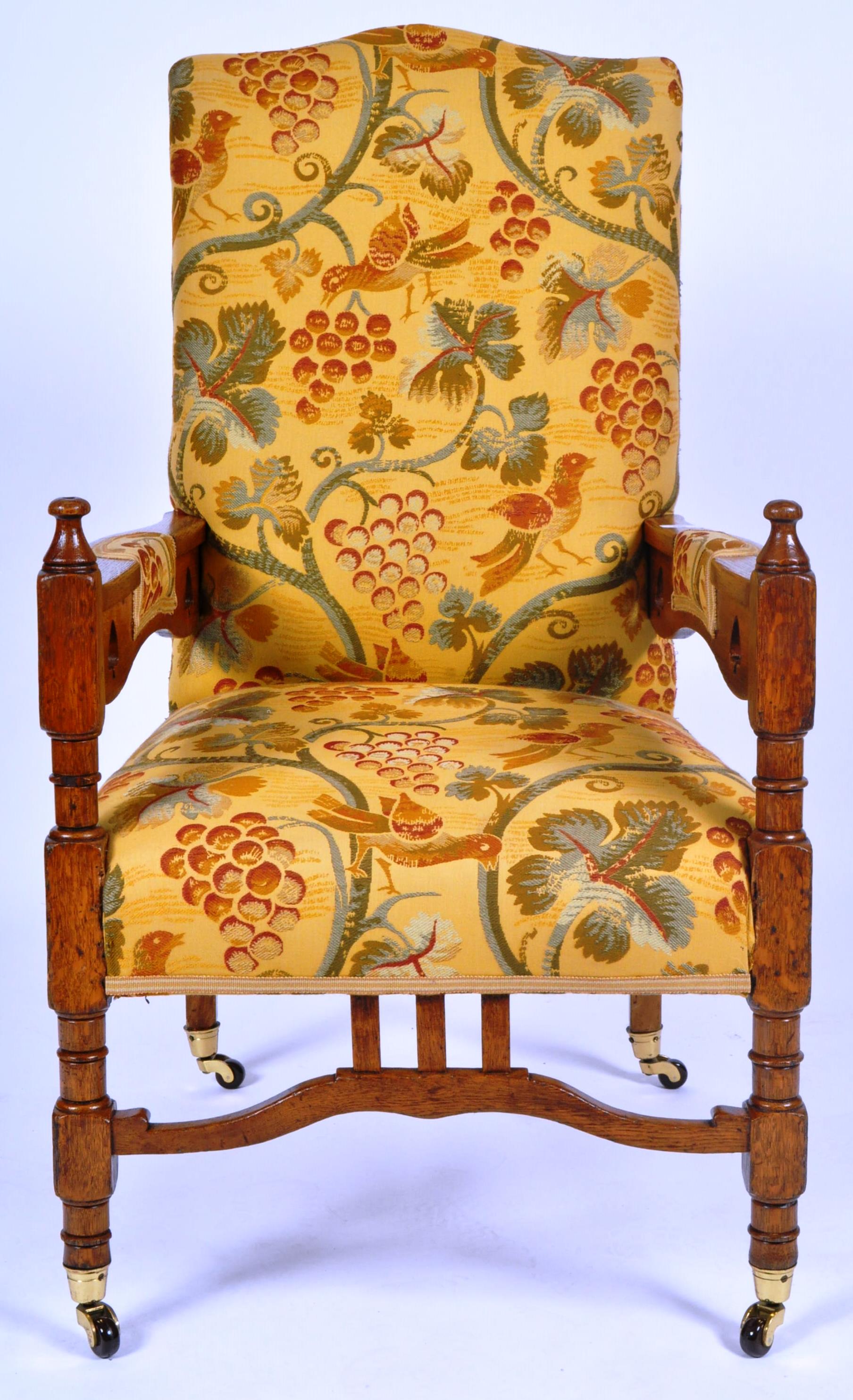 20TH CENTURY ARTS & CRAFTS ARMCHAIR IN THE MANNER OF SHAPLAND & PETTER - Image 5 of 8