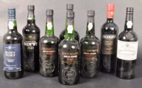 A SELECTION OF ASSORTED BOTTLES OF PORT