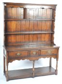 20TH CENTURY WELSH OAK POT BOARD DRESSER / SIDEBOARD