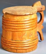 EARLY 19TH CENTURY SWEDISH SCANDINAVIAN WOODEN JUG