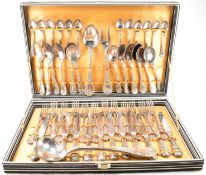 SILVER PLATED 50 PIECE CUTLERY CANTEEN