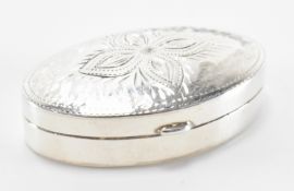 SILVER DOMED LID PILL BOX