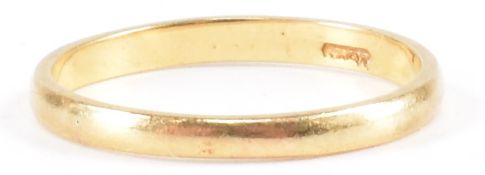 GOLD PLAIN WEDDING BAND