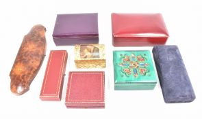 ASSORTMENT OF JEWELLERY BOXES/CASES