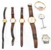 GROUP OF WATCHES INCLUDING OMEGA & SEKONDA