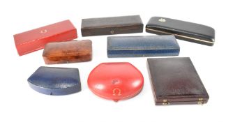 ASSORTMENT OF VINTAGE WATCHES BOXES INCLUDING OMEGA