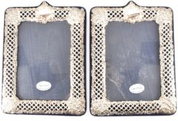 PAIR OF SILVER HALLMARKED PHOTO FRAMES