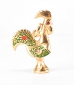 CONTINENTIAL 18CT GOLD PORTUGUESE ROOSTER PENDANT