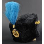 BRITISH RAF ROYAL AIR FORCE OFFICERS BUSBY-STYLE PARADE HAT