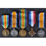 WWI FIRST WORLD WAR - COLLECTION OF ASSORTED MEDALS
