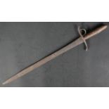 19TH CENTURY SPANISH DOUBLE EDGED SHORT SWORD