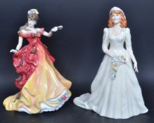 TWO VINTAGE ROYAL DOULTON PORCELAIN FIGURINES - LIMITED EDITION