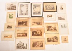 S PROUT - STEAD - VICTORIAN LITHOGRPAHS & ETCHINGS