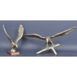 TWO BRASS FEDERAL STYLE EAGLE FIGURES