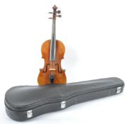 EARLY 20TH CENTURY VIOLIN WITH CASE