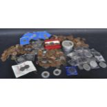 LARGE COLLECTION OF COINS DATING FROM THE LATE 19TH CENTURY TO THE MID 20TH CENTURY