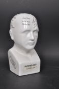 FOWLER CERAMIC PHRENOLOGY HEAD - VICTORIAN STYLE