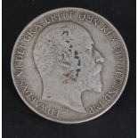 EDWARDIAN 1902 .925 SILVER CROWN