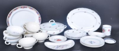ASSORTED COLLECTION 1930S & 1950S BRISTOL POUNTNEY CHINA