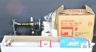 RETRO SINGER SEWING MACHINE AND KNITTING MACHINE