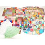 VINTAGE CROCHET PATCHWORK & KNITTED EXAMPLES