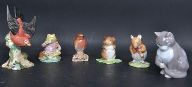 CERAMIC ANIMAL FIGURES - BESWICK & ROYAL DOULTON & COPENHAGEN