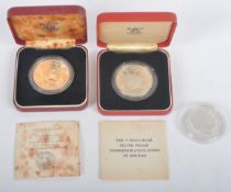THREE ROYAL MINT SILVER PROOF COINS
