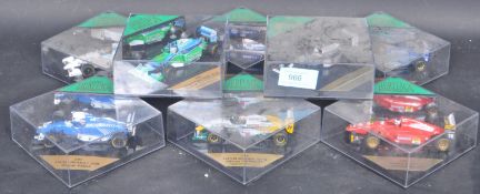 EIGHT VINTAGE 20TH CENTURY TOY FORMULA ONE CARS