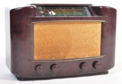 A RETRO VINTAGE MID 20TH CENTURY PHILIPS CASED RADIO
