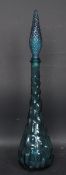 EMPOLI STYLE MID CENTRUY GLASS GENIE BOTTLE