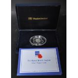 ELIZABETH II ROYAL BRITISH LEGION SILVER POPPY COIN