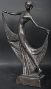 ART DECO - BRONZE DANCER SCULPTURE FIGURE