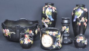 BRETBY - VICTORIAN CLOISONNE COPPERETTE VASES