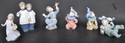 COLLECTION OF LATE 20TH CENTURY NAO LLADRO CHINA FIGURINES