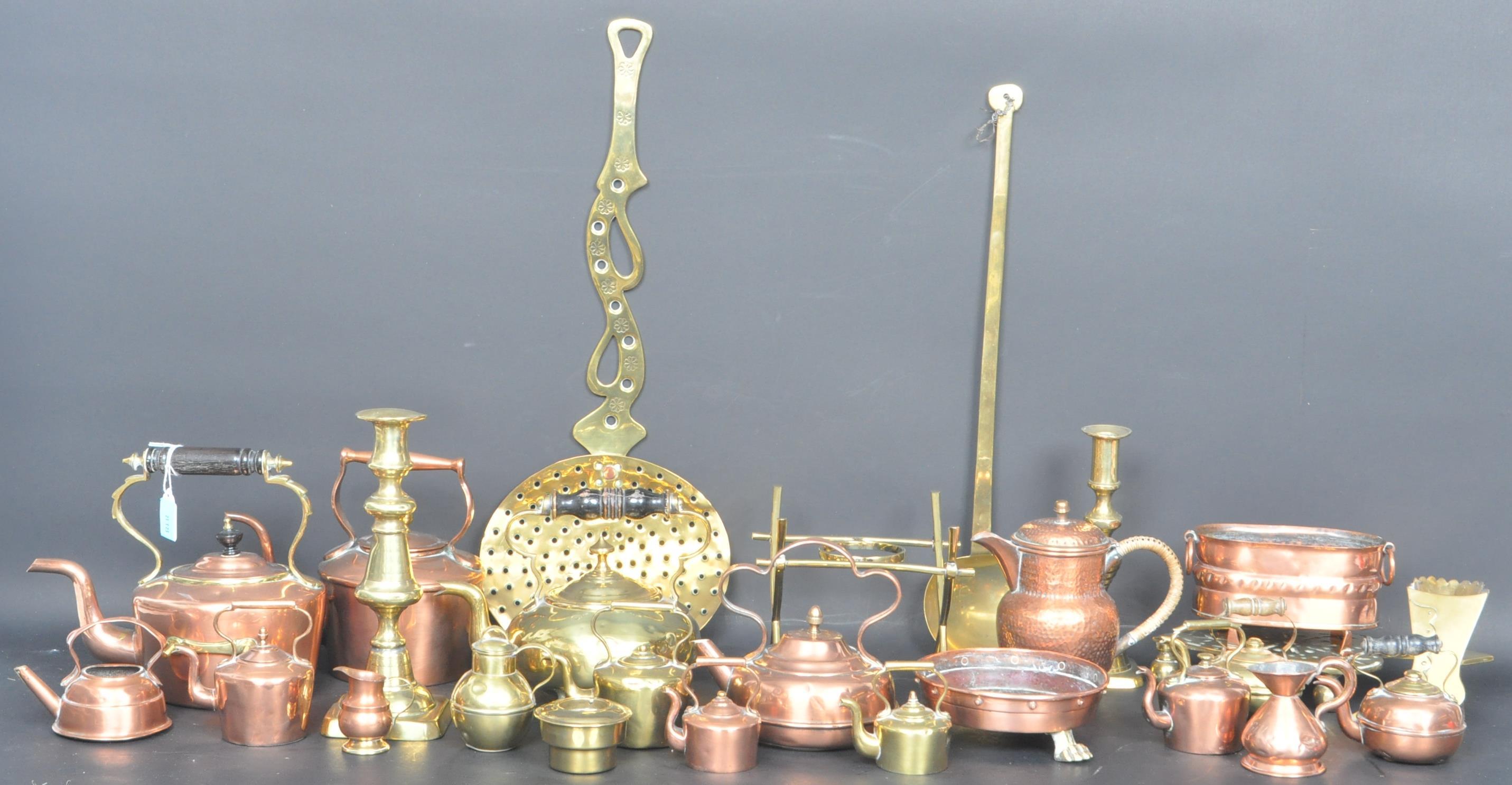 COLLECTION 19TH & 20TH CENTURY COPPER & BRASS WARES