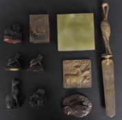 COLLECTION OF BRASS CURIOS