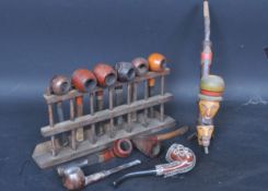 ASSORTMENT OF VINTAGE GENTS SMOKING PIPES