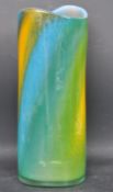 LARGE RETRO STUDIO ART GLASS VASE - GLASS NUVO - LITHUANIA