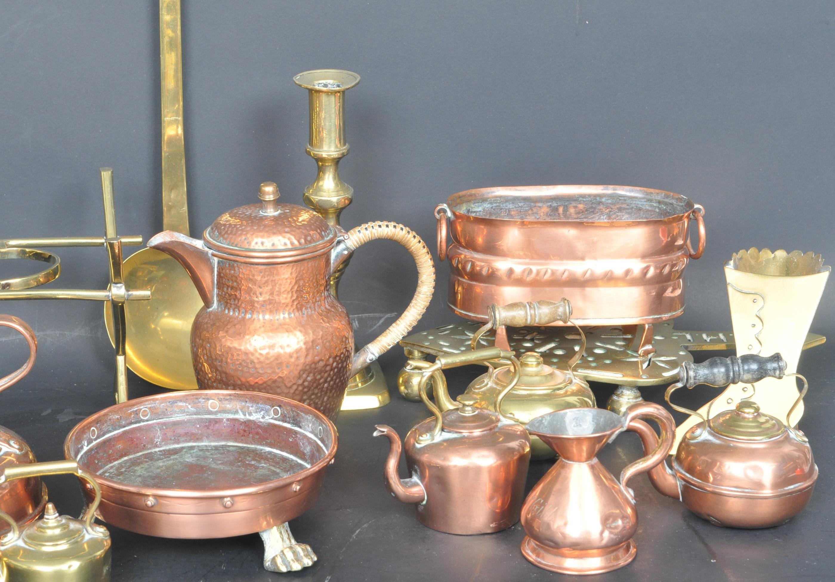 COLLECTION 19TH & 20TH CENTURY COPPER & BRASS WARES - Image 4 of 5