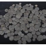 COLLECTION OF .925 SILVER ENGLISH COINS AND OTHER COINS