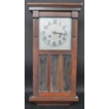 EARLY 20TH CENTURY MAHOGANY CASED WALL CLOCK