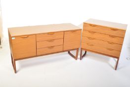 RETRO VINTAGE MID 20TH CENTURY EUROPA SIDEBOARD AND CHEST